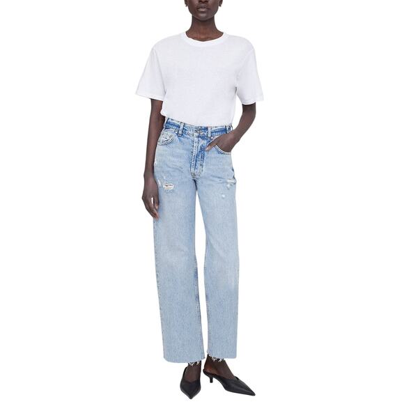 Anine Bing 'Gavin' Blue Denim Jean Size 28 - Picture 1 of 5